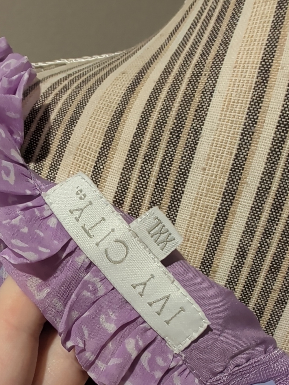 Ivy City Co Sammy Dress In Purple - Picture 6 of 6